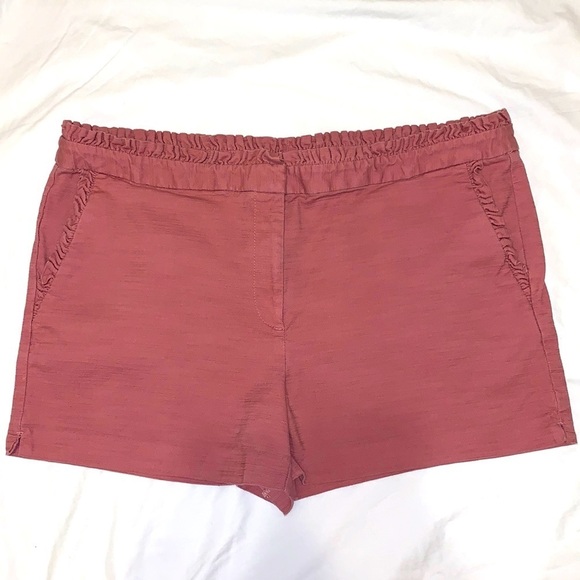 LOFT Pants - Loft Factory Textured Ruffle Shorts